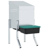 Chicken Nesting Box 1 Compartment with Legs Galvanised Steel 4104902