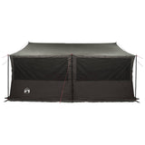 Family Tent Brown grey 450 x 400 x 265 cm Polyester and Steel 42029014