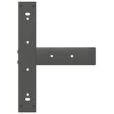 Bar Table Legs T-Shaped 2 pcs Anthracite 50x35x cm Steel 4013090