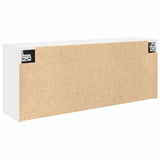 Bathroom Wall Cabinet White 100x25x40 cm Engineered Wood 860103