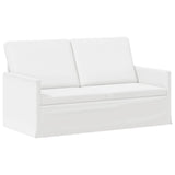 Sofa Set 2 pcs White Fabric 3433158