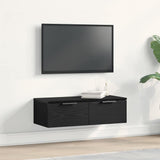 Wall Cabinet Black Oak 68 x 30 x 20 cm Engineered Wood 862776