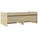 Daybed Sonoma Oak Engineered Wood 90 x 190 cm Daybed 3280855