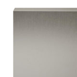 Garden Cover Profile 10 pcs 100 x 10 x 15 cm Stainless Steel 8012915