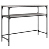 Console Table Grey Sonoma 100x35.5x75 cm Engineered Wood 834048