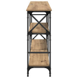 Console Table Artisan Oak 150 x 29 x 76.5 cm Engineered Wood 882797