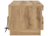 LED TV Cabinet Artisan Oak Engineered Wood 897434