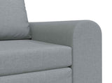 Folding Sofa Bed Light Grey 98 x 71 x 83 cm Fabric 42030500