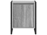 Bedside Table 2 pcs Grey Sonoma 39.5 x 30 x 50 cm 886649