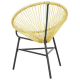 Acapulco Chair Beige Poly Rattan, Powder-Coated Steel Standard 313139