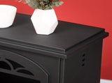 Free Standing Ethanol Fireplace, Bioethanol Heater Stove Fire with 0.9L Tank, 3 Hours Burning Time, T3398P378804