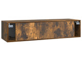 Wall-Mounted TV Cabinet Wall-mounted Smoked Oak 98 x 31 x 30 cm 898730