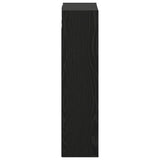 Wall-mounted Sink Vanity Black Oak 35 x 20 x 81 cm 890761