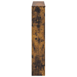 Fireplace Surround Smoked Oak 102 x 20 x 102 cm Engineered Wood 8006638