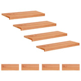 Stair Treads 8 pcs 70 x 25 x 2 cm Varnish Solid Beech Wood 3446280