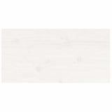 Table Top White 80x40x2,5 cm Solid Wood Pine Rectangular 824401