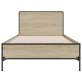 Bed Frame without Mattress Sonoma Oak 90x200 cm 845518