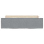 ZNTS Bed Drawers 2 pcs Light Grey Engineered Wood and Fabric 833910