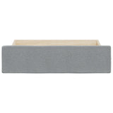 ZNTS Bed Drawers 2 pcs Light Grey Engineered Wood and Fabric 833910