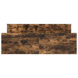 Bed Frame without Mattress Smoked Oak 135x190 cm Double 3203793