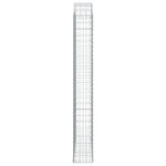 Arched Gabion Basket 150x30x220/240 cm Galvanised Iron 153451