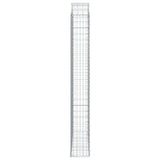 Arched Gabion Basket 150x30x220/240 cm Galvanised Iron 153451