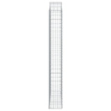 Arched Gabion Basket 150x30x220/240 cm Galvanised Iron 153451