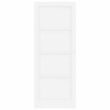 Interior Door White 83 x 211 cm Plywood 42052395