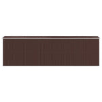 Garden Shed Dark Brown 192x689x223 cm Galvanised Steel 3147466