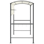 Gazebo with Roof 220x110x200 cm Cream 318532