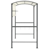 Gazebo with Roof 220x110x200 cm Cream 318532