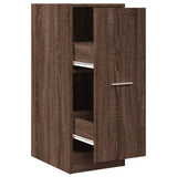 Apothecary Cabinet Brown Oak 30x41x77.5 cm Engineered Wood 855157