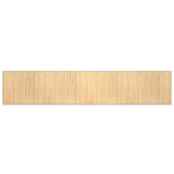 Rug Rectangular Light Natural80x400 cm Bamboo 376921
