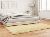 Faux Sheepskin Rug Tafalla Cream 120 x 170 cm Polyester 42021504