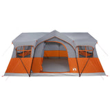 Family Tent with Roof Grey and Orange 487 x 340 x 216 cm 42028675