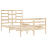 Bed Frame without Mattress Solid Wood 120x200 cm 3105855