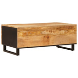 Coffee Table Brown 100 x 54 x 40 cm Solid Mango Wood 4018308