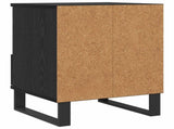 Bed Cabinet Black Oak 40 x 35 x 50 cm Engineered Wood 8004339