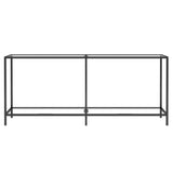Console Table Transparent 180x35x75.5 cm Tempered Glass 331702