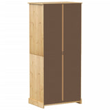 Wardrobe Corona 76x50x170 cm Solid Wood Pine 4002768