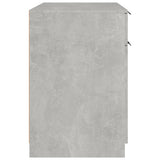 Desk Concrete Grey 100x50x75 cm Engineered Wood 811497