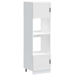 Oven Cabinets 2 pcs Porto White Engineered Wood 3315051
