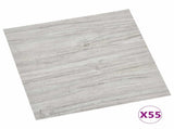 Flooring Planks 5.11 m 55 pcs PVC Grey and Wood 42046334