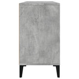 Sink Cabinet Concrete Grey 80x33x60 cm Engineered Wood 821296