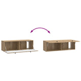 Wall-Mounted TV Cabinet 98 x 31 x 30 cm Artisan Oak 899244