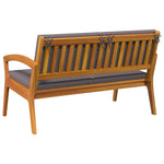 Garden Bench Brown Solid Acacia wood 4106471