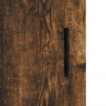 Highboard Smoked Oak 69.5x34x180 cm Engineered Wood 3196032