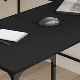 Desk Black 139x139x75 cm Engineered Wood 837587