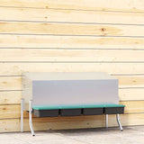 Chicken Nesting Box 3 Compartments with Legs Galvanised Steel 4104904