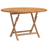 Folding Garden Table 110x75 cm Solid Wood Teak 362618